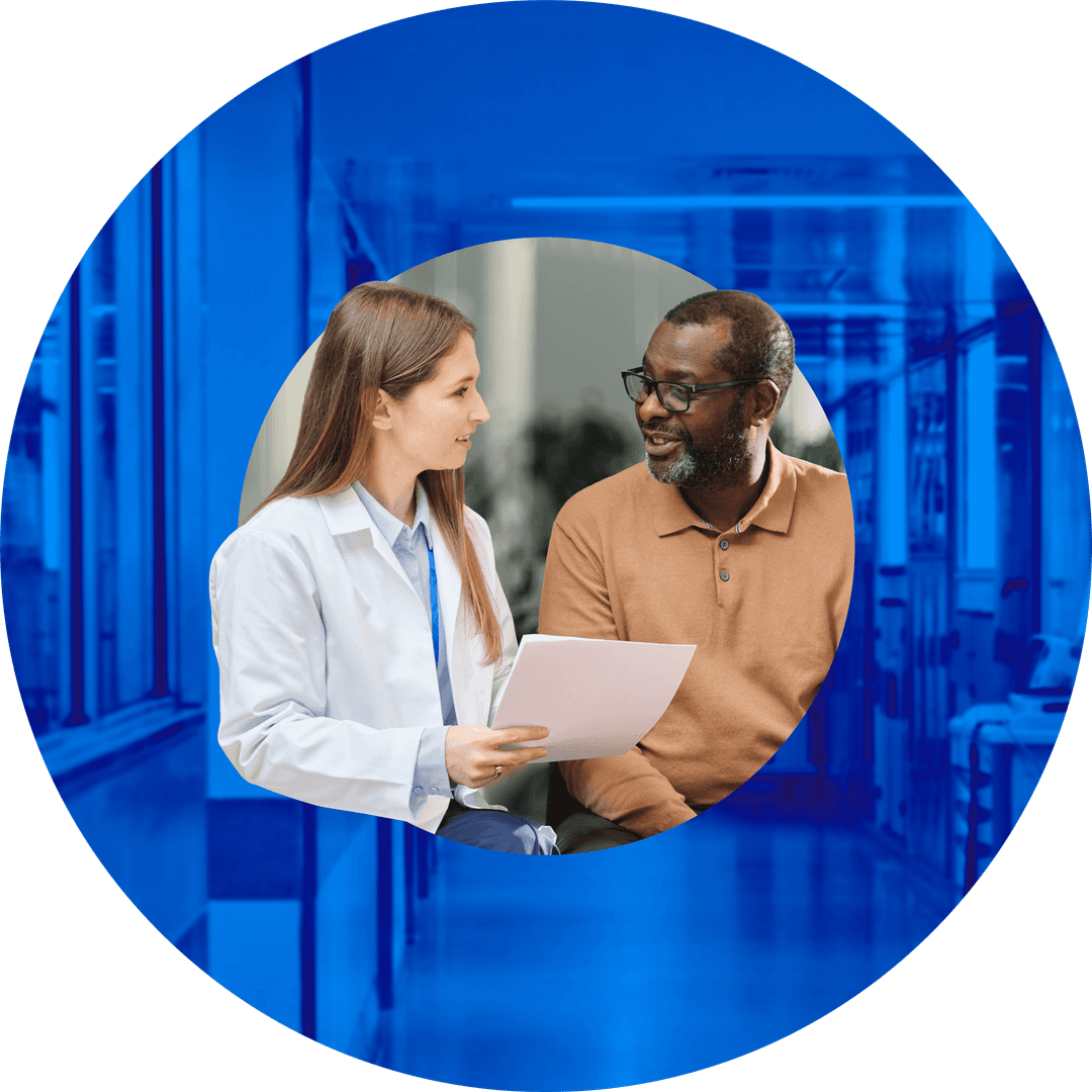 Healthcare professional and patient
